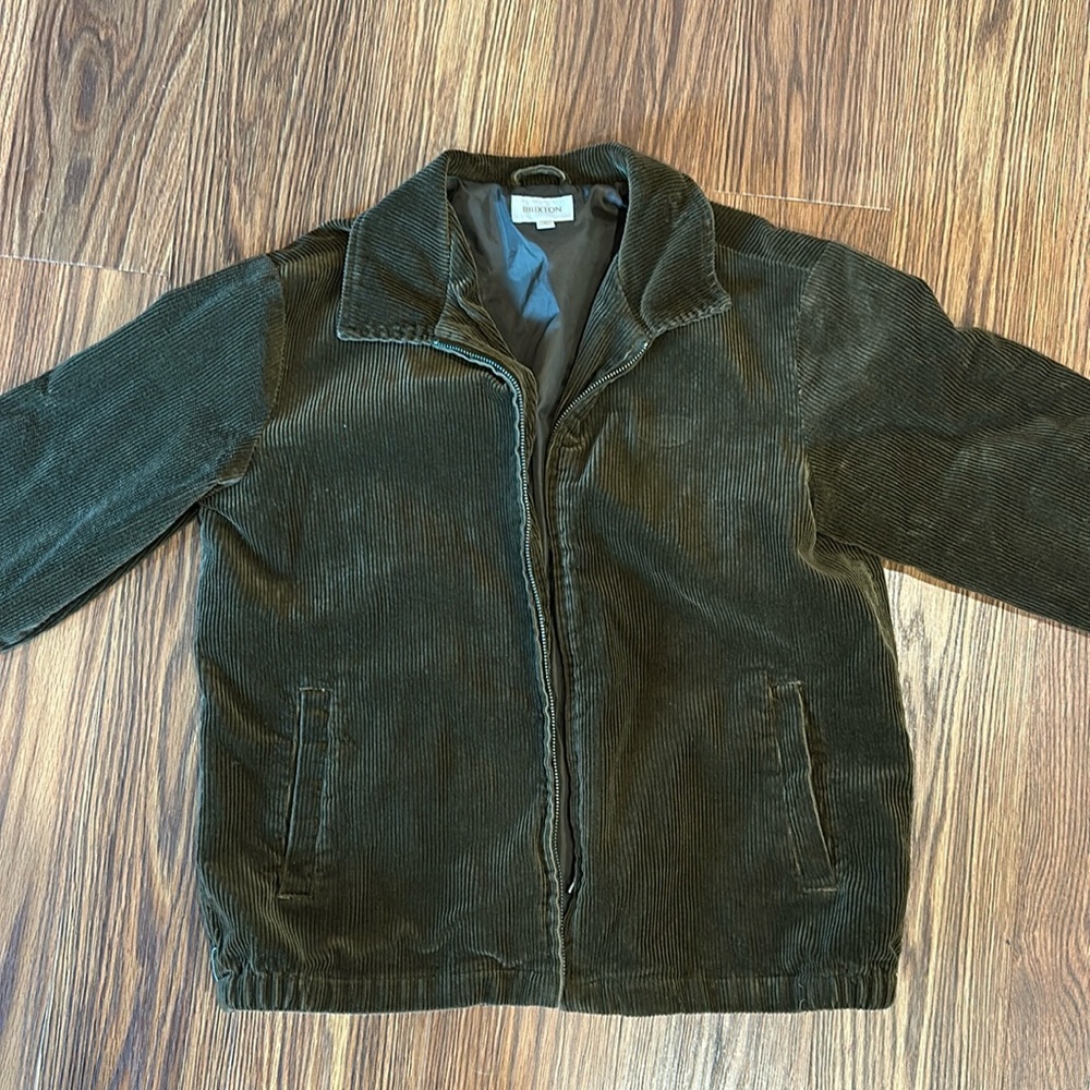 Women’s brown cord bomber